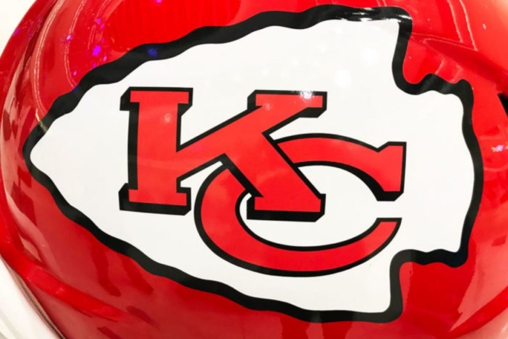 Kansas City Chiefs football helmet